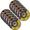 Ver imagem 1 de Disco Lixa Flap Cônico 115mm Grão 120 Madeira Aço Desbaste | 10 Un