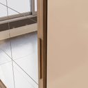 Ver mais imagens de Guarda Roupa com Espelho e Pés 4 Portas de Correr 4 Gavetas