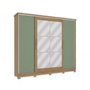 Ver imagem 5 de Guarda Roupa com Espelho e Pés 4 Portas de Correr 4 Gavetas