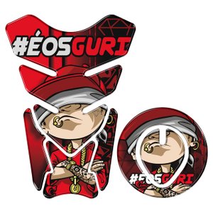 Protetor Tanque e Bocal Adesivo Moto Honda até 2017 Vermelho Teu Adesivo