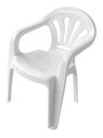 Ver imagem 1 de Cadeira De Plástico Mod. Poltrona Bistrô Cor:Branco