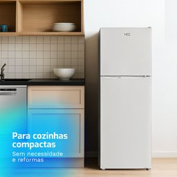 Mini Geladeira Refrigerador Hq Defrost 150 Litros Branco Hq-150rdf 220v - 6