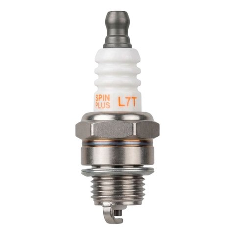 Kit 10 Velas de Ignição L7t para Motosserra Roçadeira Motor 2 Tempos