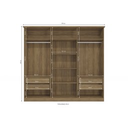 Guarda Roupa 6 Portas 4 Gavetas  - 4