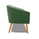 Ver mais imagens de Namoradeira 02 Lugares Stella Suede Pés Palito Castanho - D’Rossi