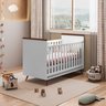 Berço Americano Wood Branco Acetinado Phoenix Baby - 1