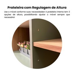 Buffet 1 Porta 3 Nichos Memphis Artely - 12