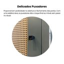 Ver mais imagens de Mesa de Apoio com Porta em Pintura 3D Charlotte Verde Carvalho/Menta