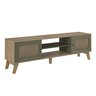 Rack para TV até 75 Polegadas 2 Portas com Pés Retro Charlotte - 3