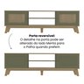 Rack para TV até 75 Polegadas 2 Portas com Pés Retro Charlotte - 6