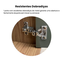 Rack para TV até 75 Polegadas 2 Portas com Pés Retro Charlotte - 11