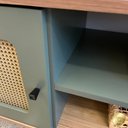 Ver imagem 5 de Rack Retrô para TV até 75 Polegadas MDF 180cm 2 Portas Charlotte Verde