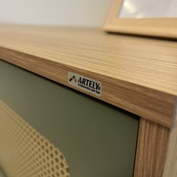 Rack para TV até 75 Polegadas 2 Portas com Pés Retro Charlotte - 12