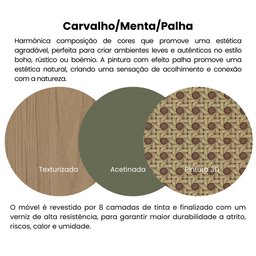 Rack para TV até 75 Polegadas 2 Portas com Pés Retro Charlotte - 21