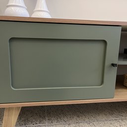 Rack para TV até 75 Polegadas 2 Portas com Pés Retro Charlotte - 15