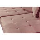 Ver imagem 5 de Sofá Modular 4 Lugares Olinda 2.30 MT com Molas Retrátil e Reclinável Veludo Nobre Sofatec