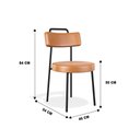 Ver mais imagens de Cadeira Ster de Jantar Couro Sintetíco Whisky - Belliv Decor