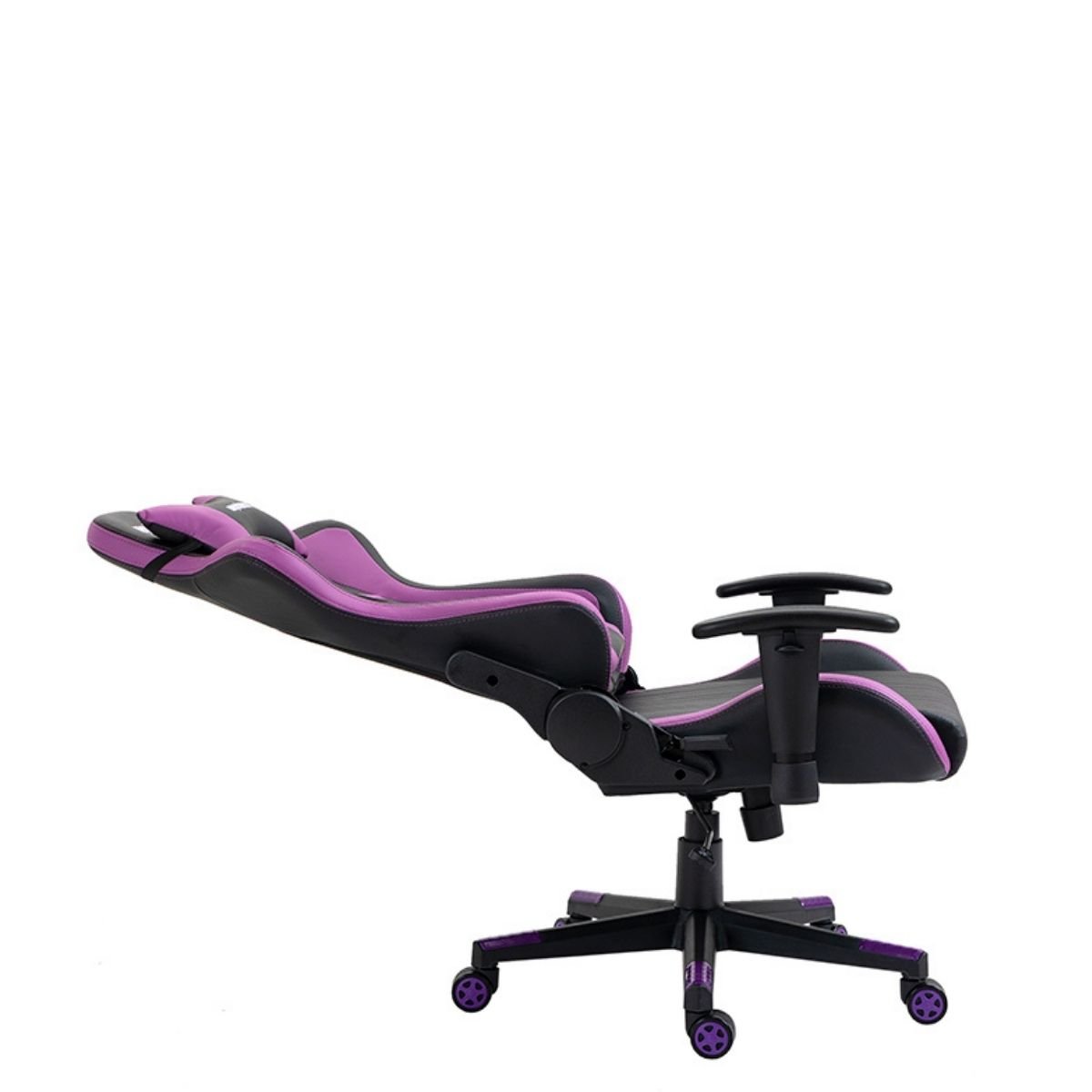 Cadeira Gamer MaxRacer Aggressive Roxa Reclina 180 graus - 6