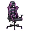 Ver imagem 2 de Cadeira Gamer Maxracer Aggressive Roxa Reclina 180 Graus