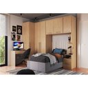 Ver imagem 6 de Mesa Office Infinity 1 Gaveta 80cm Angelin Marrom