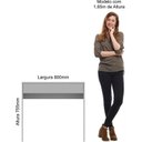 Ver imagem 6 de Mesa Office Infinity 1 Gaveta 80cm Angelin Marrom