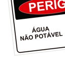 Ver imagem 2 de Placa de Sinalização Perigo Água Não Potável em Pvc