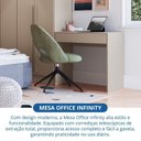 Ver imagem 7 de Mesa Office Infinity Móveis Castro 1 Gaveta 80cm Duna Bege
