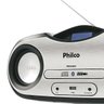 RADIO CD PLAYER PHILCO C/ MP3 USB FM  AUX - BRANCO/SILVER - 2