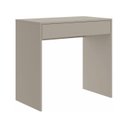 Ver imagem 6 de Escrivaninha Mesa Escritório Office Infinity 1 Gaveta 80cm Níquel Cinza