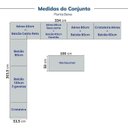 Ver imagem 5 de Cozinha Planejada 12 Peças com Tampo e Cristaleira e Ilha Marselha CabeCasa MadeiraOriginals Branco