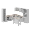 Ver imagem 7 de Cozinha Planejada 12 Peças com Tampo e Cristaleira e Ilha Marselha CabeCasa MadeiraOriginals Branco