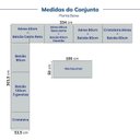Ver imagem 5 de Cozinha Modulada 12 Peças com Tampo e Cristaleira e Ilha Marselha CabeCasa MadeiraOriginals