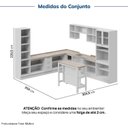 Ver imagem 4 de Cozinha Modulada 12 Peças com Tampo e Cristaleira e Ilha Marselha CabeCasa MadeiraOriginals