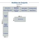 Ver imagem 5 de Cozinha Planejada 12 Peças com Tampo e Cristaleira e Ilha Marselha CabeCasa MadeiraOriginals Branco