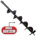 Ver imagem 2 de Broca de Espiral Simples Helicoidal 80x12cm para Perfurador de Solo com Encaixe 20mm
