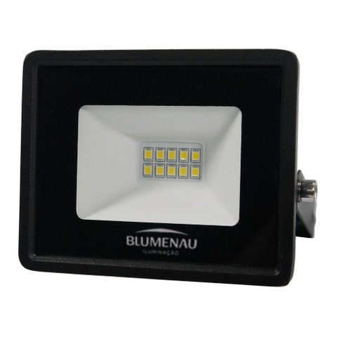 Refletor LED Tech Alumínio 20W 3000k Preto - Blumenau