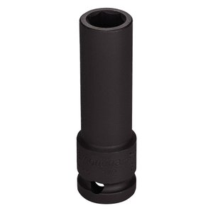 Soquete Impacto Sextavado Longo Cromo Molibdênio 14 Mm X 1/2'' Tramontina Pro - Encaixe 1/2 Pol