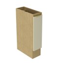 Ver imagem 2 de Balcão com Rodapé Porta Temperos 2 Andares 20cm Nanda TM4225 Nature/Arenas