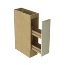 Ver imagem 4 de Balcão com Rodapé Porta Temperos 2 Andares 20cm Nanda TM4225 Nature/Arenas