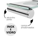 Ver imagem 3 de Saboneteira para Banheiro Suporte Porta Sabonete em Barra Grego Metal Alto Brilho Patmos