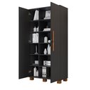 Ver imagem 4 de Armário para Escritório Multiuso 2 Portas com Chave 100% MDF Dacar