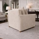 Ver imagem 3 de Poltrona Cama Mônica Suede Decorativa Confortável Moderna Sala Quarto Recepção