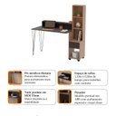 Ver imagem 4 de Escrivaninha para Quarto Hairpin MDF BP 15mm