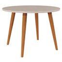 Ver imagem 6 de Mesa de Jantar Tampo de Vidro Off White Dani Vidro 1,09 e 4 Cadeiras Juliana Wood Madeira/nude