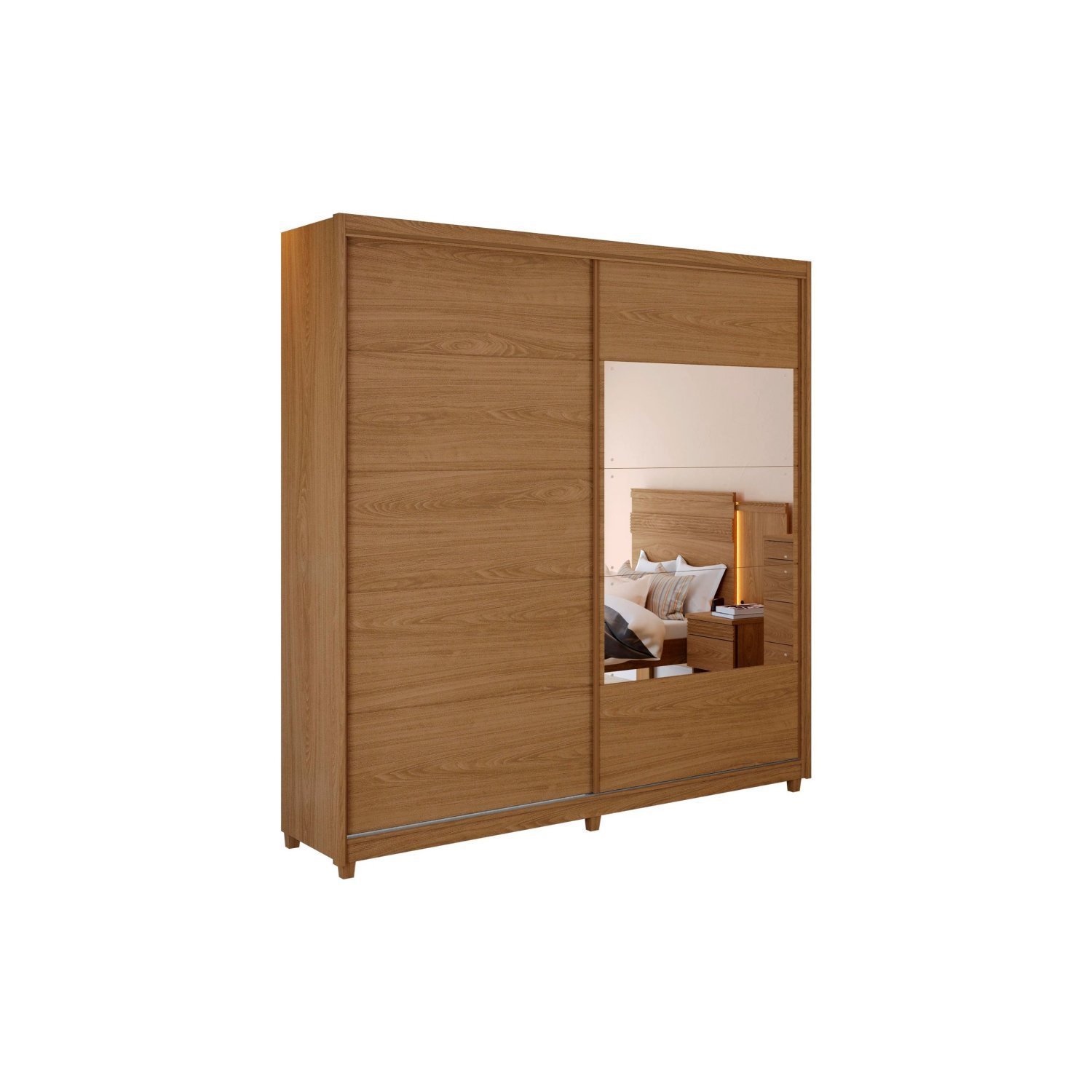Guarda Roupa Casal 2 Portas 4 Gavetas Vilage c/ Esp.  - 3