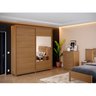 Guarda Roupa Casal 2 Portas 4 Gavetas 100% MDF Vilage - 1