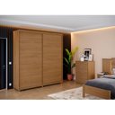 Ver imagem 1 de Guarda Roupa Casal 2 Portas 4 Gavetas 100% MDF Vilage