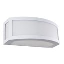Ver imagem 1 de Arandela Policarbonato Maresia grande Branca Interna \ externa 29cm St1612