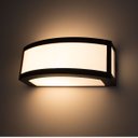 Ver imagem 3 de Arandela Policarbonato Maresia grande Branca Interna \ externa 29cm St1612