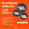Plafon de Embutir Luz Indireta 40x40 com Lâmpada Led Brinde - Amarelo - 7